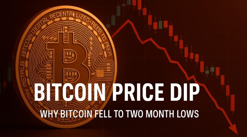 Bitcoin Price Dip triggers sharp market selloff with BTC falling to $83,000
