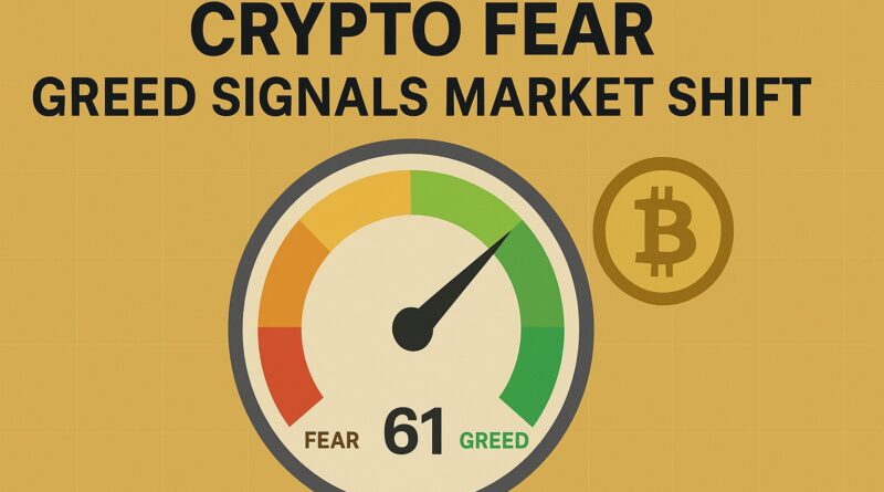 Crypto Fear Greed sentiment index shows market shift to optimism as Bitcoin drives recovery