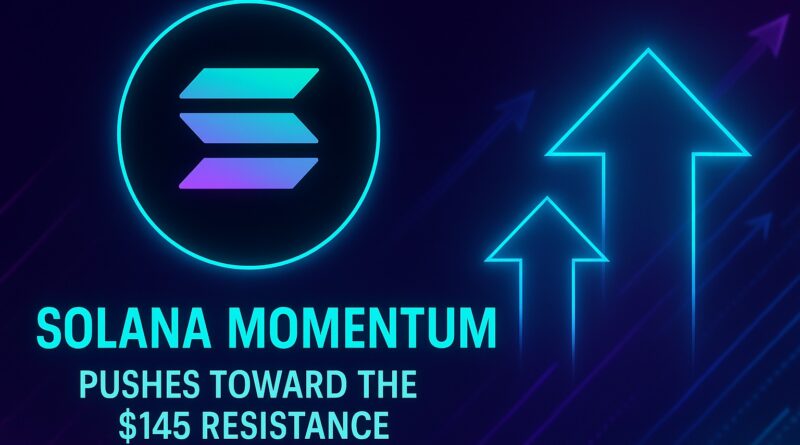 Solana Momentum builds as SOL approaches $145 resistance with bullish signals