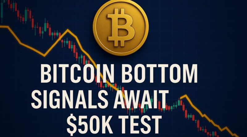 Bitcoin Bottom signals await $50K test amid macro and miner pressure