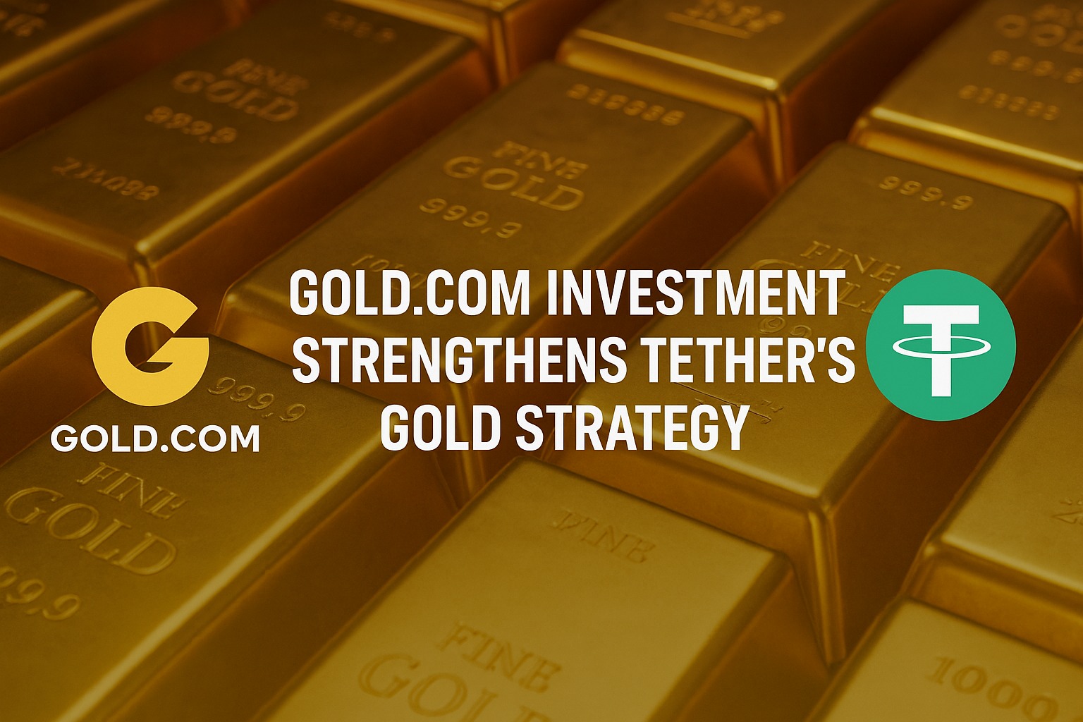 Gold.com Investment Strengthens Tether’s Gold Strategy