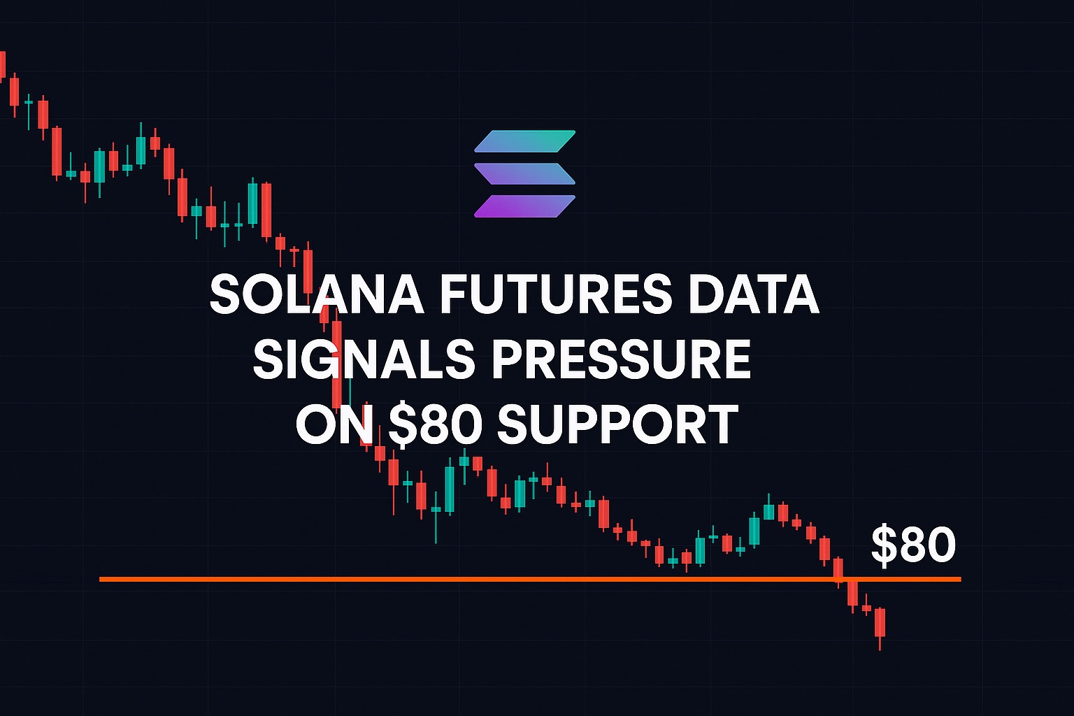 Solana Futures Data Signals Pressure on $80 Support