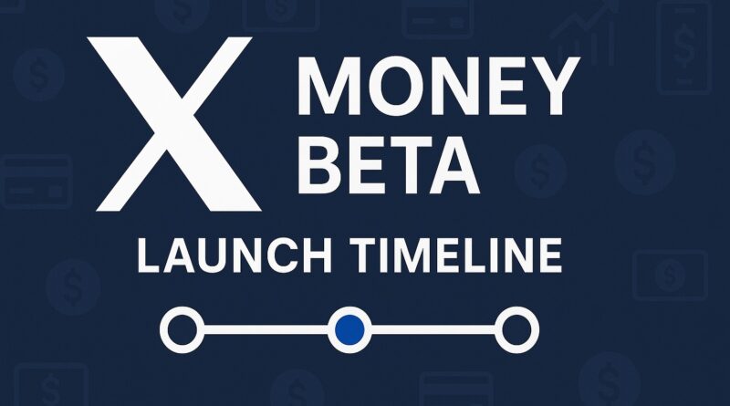 X Money Beta featured image showing launch timeline and digital finance