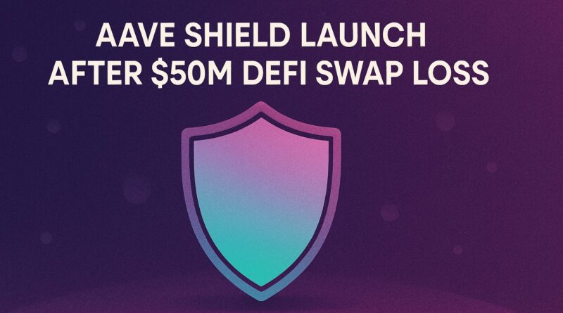 Aave Shield featured image showing protection after $50M DeFi swap loss