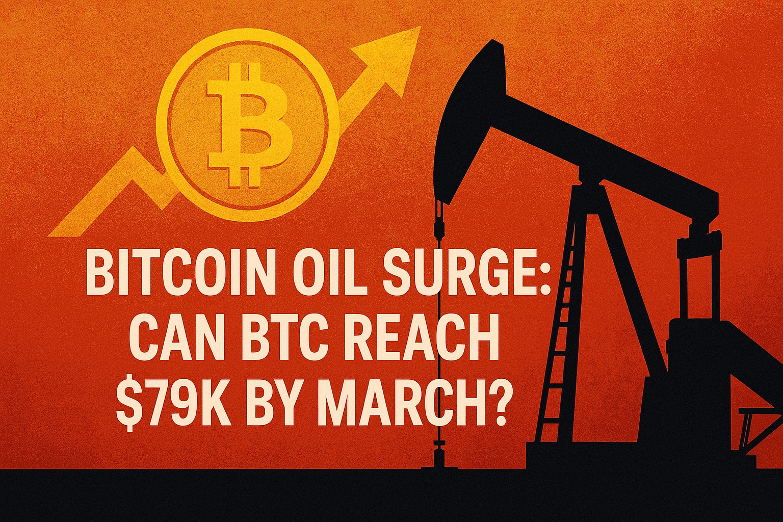 Bitcoin Oil Surge: Can BTC Reach $79K by March?