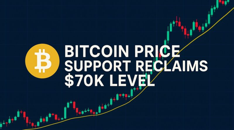 Bitcoin Price Support reclaims $70K level with bullish momentum