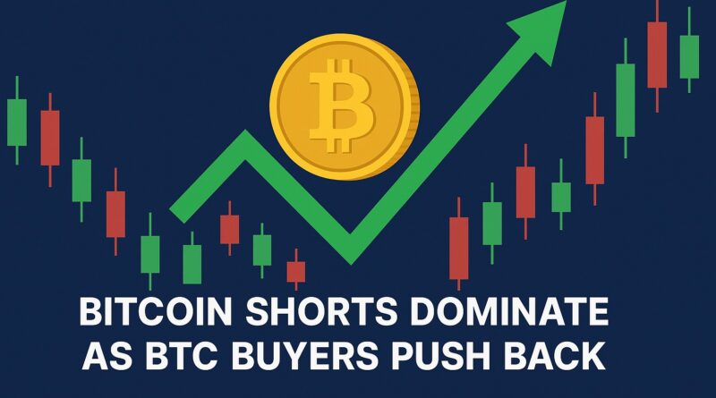 Bitcoin Shorts dominate as BTC buyers push back in volatile crypto rally