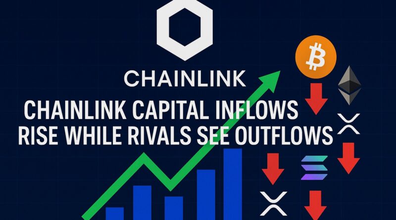 Chainlink Capital Inflows rise while rivals see outflows in crypto market