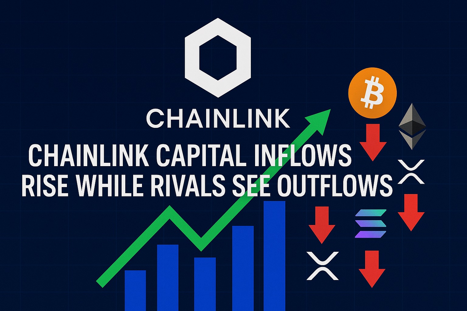 Chainlink Capital Inflows Rise While Rivals See Outflows