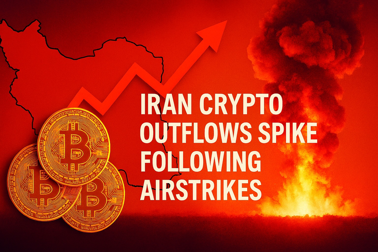 Iran Crypto Outflows Spike After US Israel Strikes
