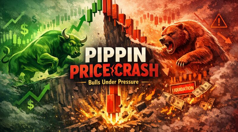 Pippin Price Crash featured image showing bulls under pressure and market volatility