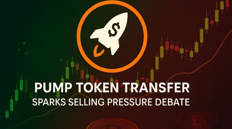 Pump Token Transfer sparks selling pressure debate with crypto chart visuals