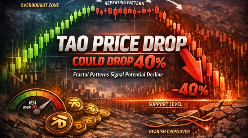TAO Price Drop Signals 40% Decline with Fractal Setup