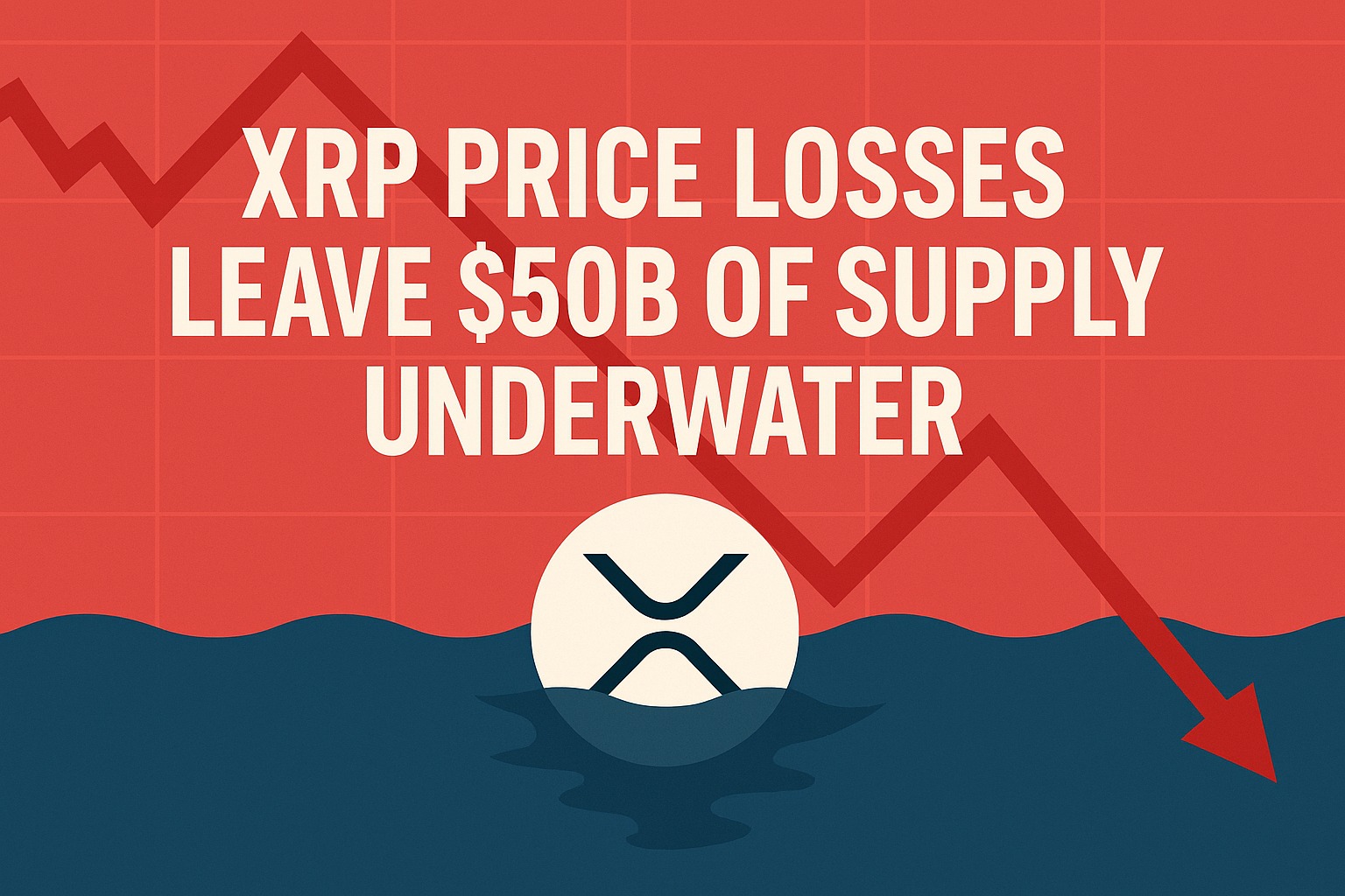 XRP Price Losses Leave $50B of Supply Underwater
