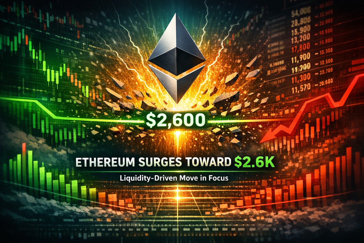 Ethereum Taker Volume Surge Signals a Liquidity-Driven Move Toward $2.6K