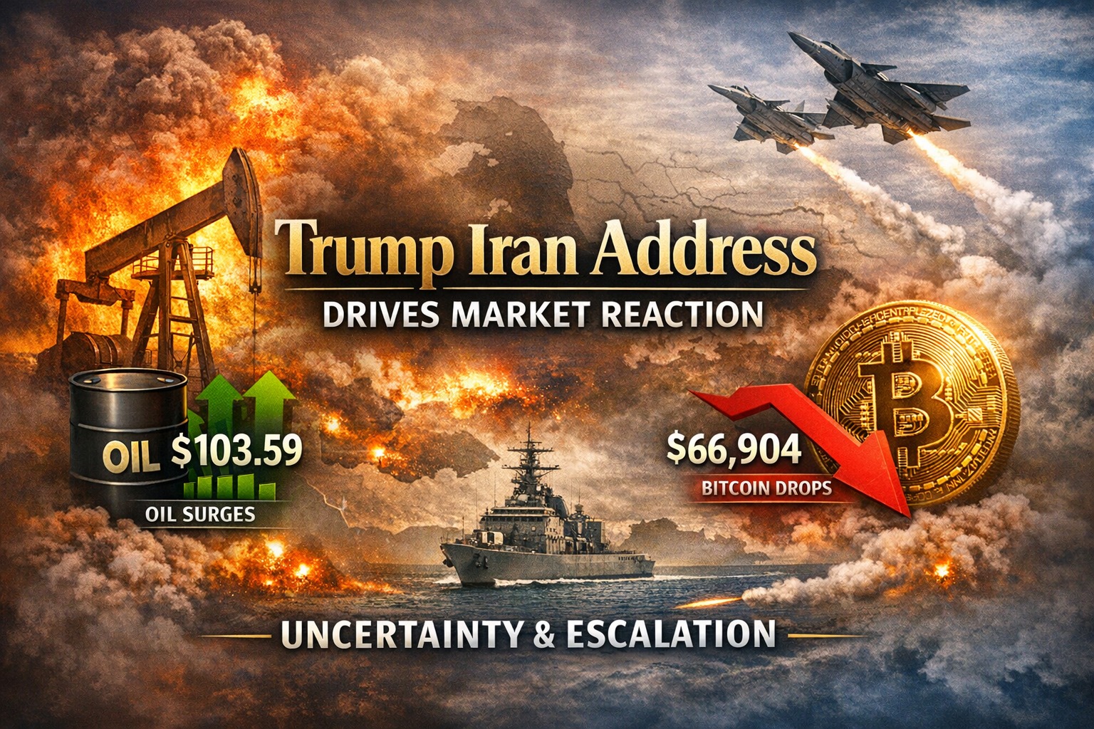 Trump Iran Address Drives Market Reaction Across Assets
