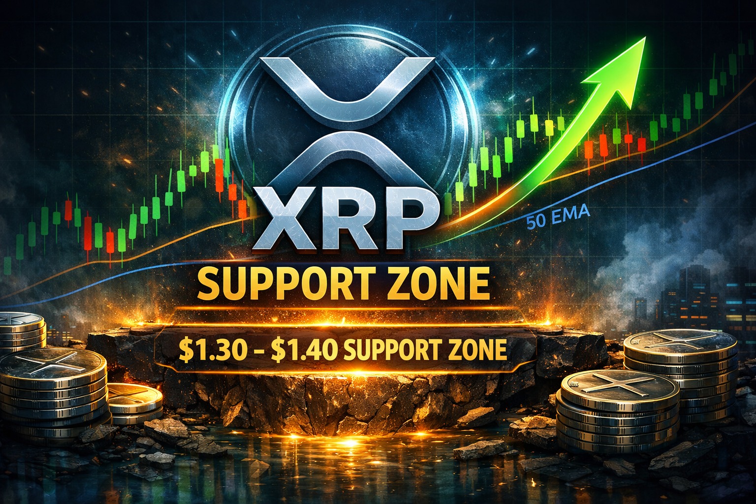 XRP Support Zone Holds as ETF Inflows Keep Rebound Setup in Focus
