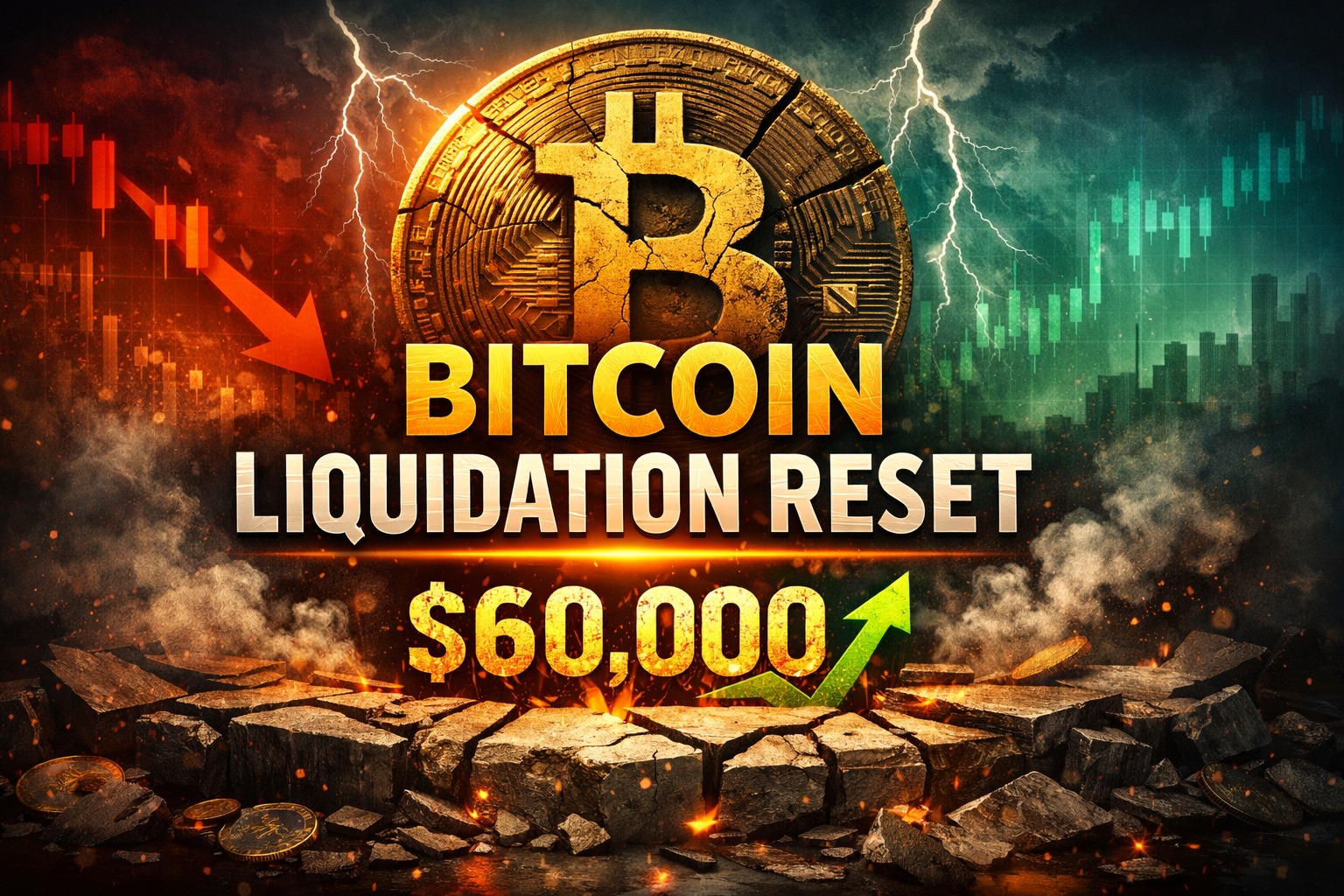 Bitcoin Liquidation Reset Puts $60K Support in Focus