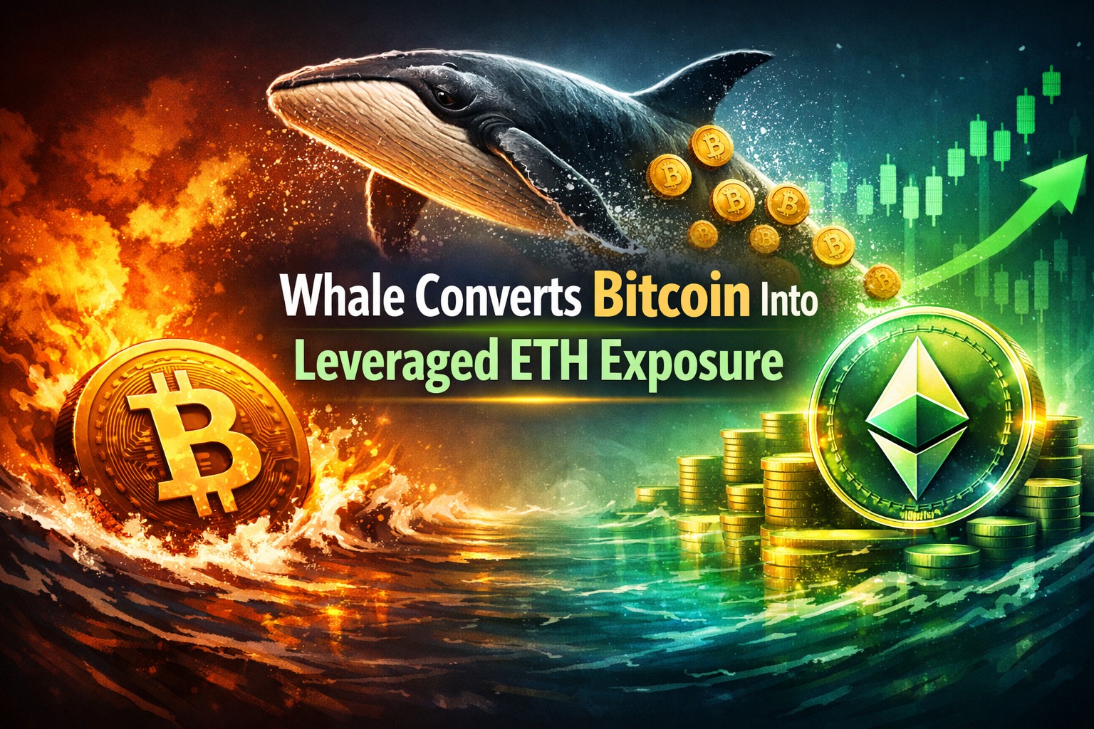 Whale Dumps Bitcoin for $22M Ethereum Long as ETH Rotation Bet Builds